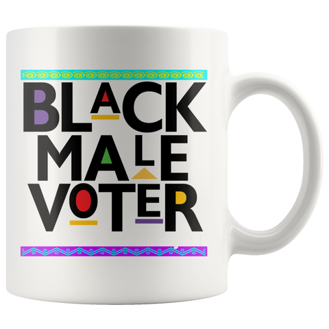 Black Male Voter Mug