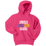 Future Black Male Voter Youth Hoodie (wh/pu/gr)