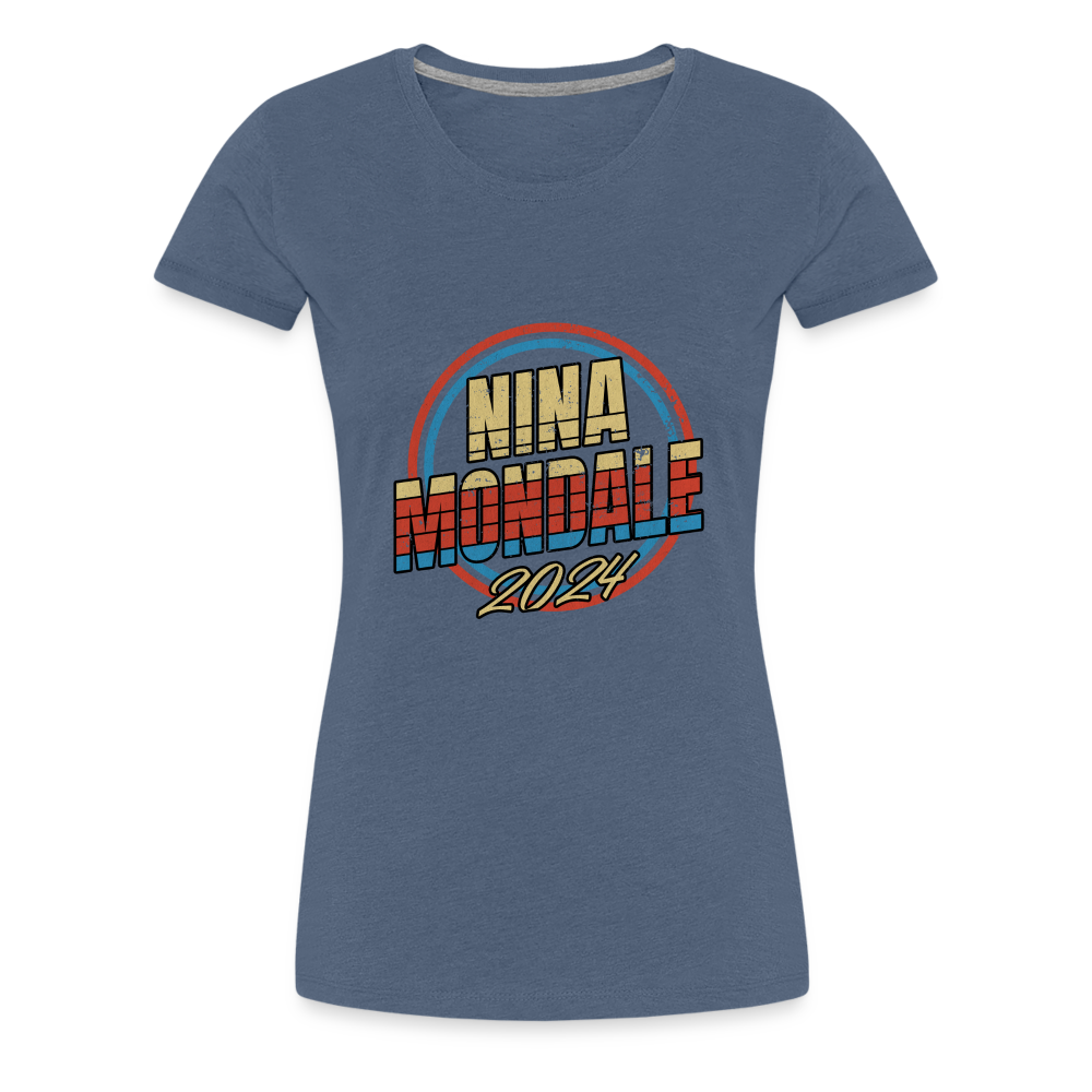Nina Mondale 2024 Crew Neck - heather blue