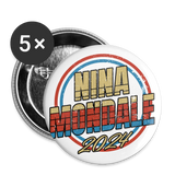 Nina Mondale 2024 Buttons - white