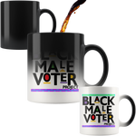 Black Male Voter Color Changing Mug
